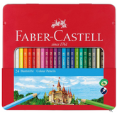 Lata de 24 EcoLápices hexagonales de color con ventana FAC-115824